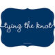 Navy Tying The Knot Engagement Invitations Image 2 of 5